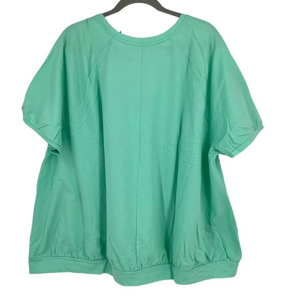 Lane Bryant Green Top Size 30/32 NWT - Picture 2 of 6
